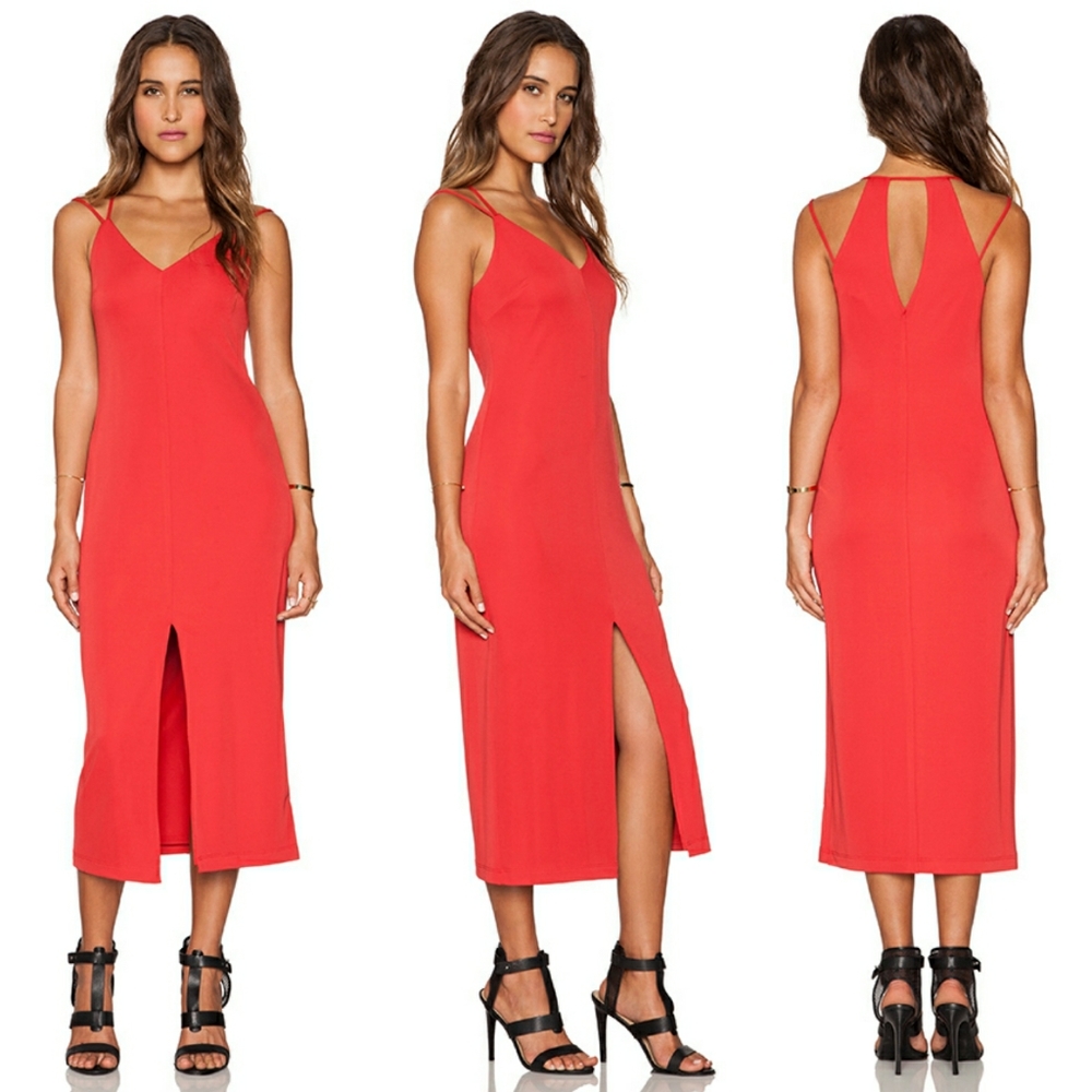 Bailey 44 Biana Dress NWT L 6% stretch midi dress